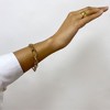 Adornia Tarnish Resistant 14k Gold Plated Oversized Paper Clip Mixed Chain Bracelet - image 2 of 3