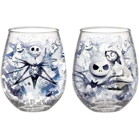 New Details about   Nightmare Before Christmas Fright Master Pint Glass Silver Buffalo 