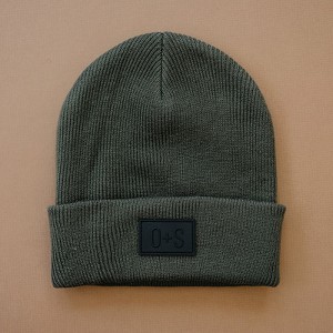 Kids James Knit Beanie - Olive + Scout - 1 of 4