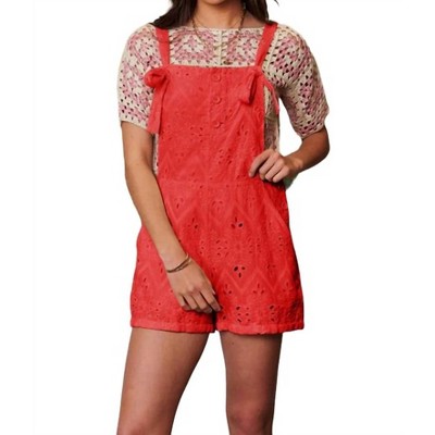 Women's Crochet Lace Romper - DAVI & DANI