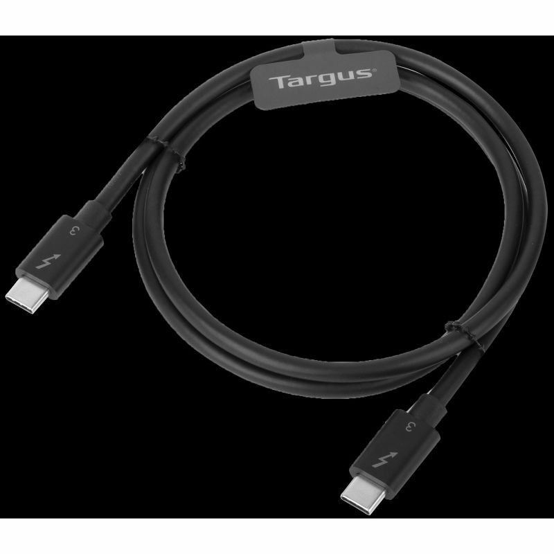 Targus 0.8M USB-C Male to USB-C Male Thunderbolt 3 40Gbps Cable, 2 of 6