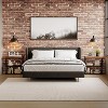 Tribesigns 3-Tier Narrow Side Table, Farmhouse Wood End Table with Storage for Bedroom Living Room Office Couch, Brown - 4 of 4