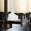 Urban Ambiance Luxury Contemporary Chandelier,  19.75"H x 20"W,  Olde Bronze Finish, UHP2018 - 4 of 4