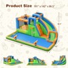 Costway 6 in 1 Inflatable Giant Kids Water Park Bounce House with Dual Climbing Walls 735W Blower included - 3 of 4