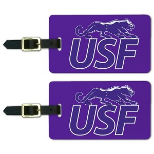 University of Sioux Falls Primary Logo Luggage ID Tags Suitcase CarryOn Cards  Set of 2 - 1 of 4