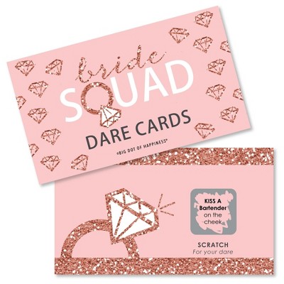 Big Dot Of Happiness Bride Squad - Rose Gold Bridal Shower Or Bachelorette  Party Scavenger Hunt - 1 Stand And 48 Game Pieces - Hide And Find Game :  Target