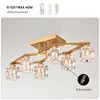 SUGIFT 6-Light Crystal Ceiling Light Modern Ceiling Lamp with Light Fixture - 4 of 4
