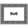 PosterPalooza | Photo Size Distressed Black Picture Frame - UV Acrylic, Foam Board Backing, Hanging Hardware - 2 of 4