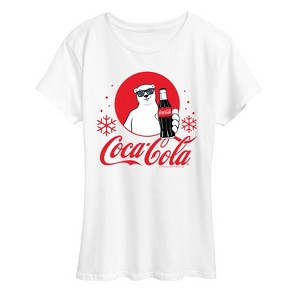 Women's - Coca-Cola - Polar Bear Circle Short Sleeve Graphic T-Shirt - 1 of 4