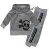 Honest Baby 2 Piece Cozy Velour Pop Over Hoodie and Sweatpant Set - 2 of 4