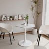 KTMBDW 31.50" Modern Hexagonal Coffee Table Space for Saving Living Room Small Tables, Side Table with MDF Top and Metal Base, Easy Assembly. - 4 of 4