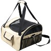Pet Life Ultra-Lock' Collapsible Safety Travel Wire Folding Pet Car Seat Carrier - 3 of 3