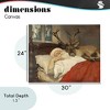 Stupell Industries Goodnight Santa & Reindeer Canvas Art - 4 of 4