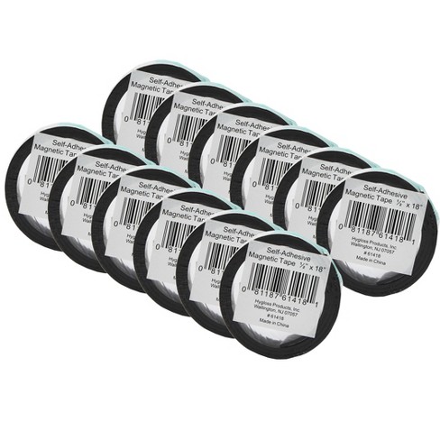 Hygloss® Self-adhesive Magnetic Tape Roll, 1/2 X 120, Pack Of 6 : Target