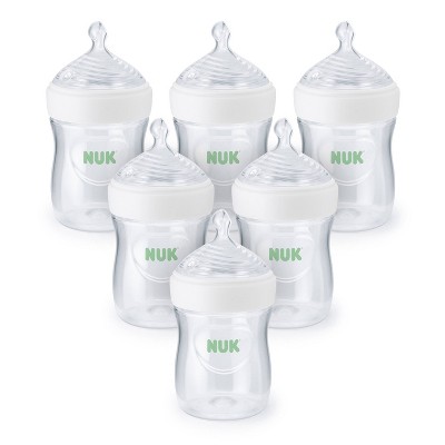  NUK 6pk Simply Natural Bottle with Safetemp - 5oz 