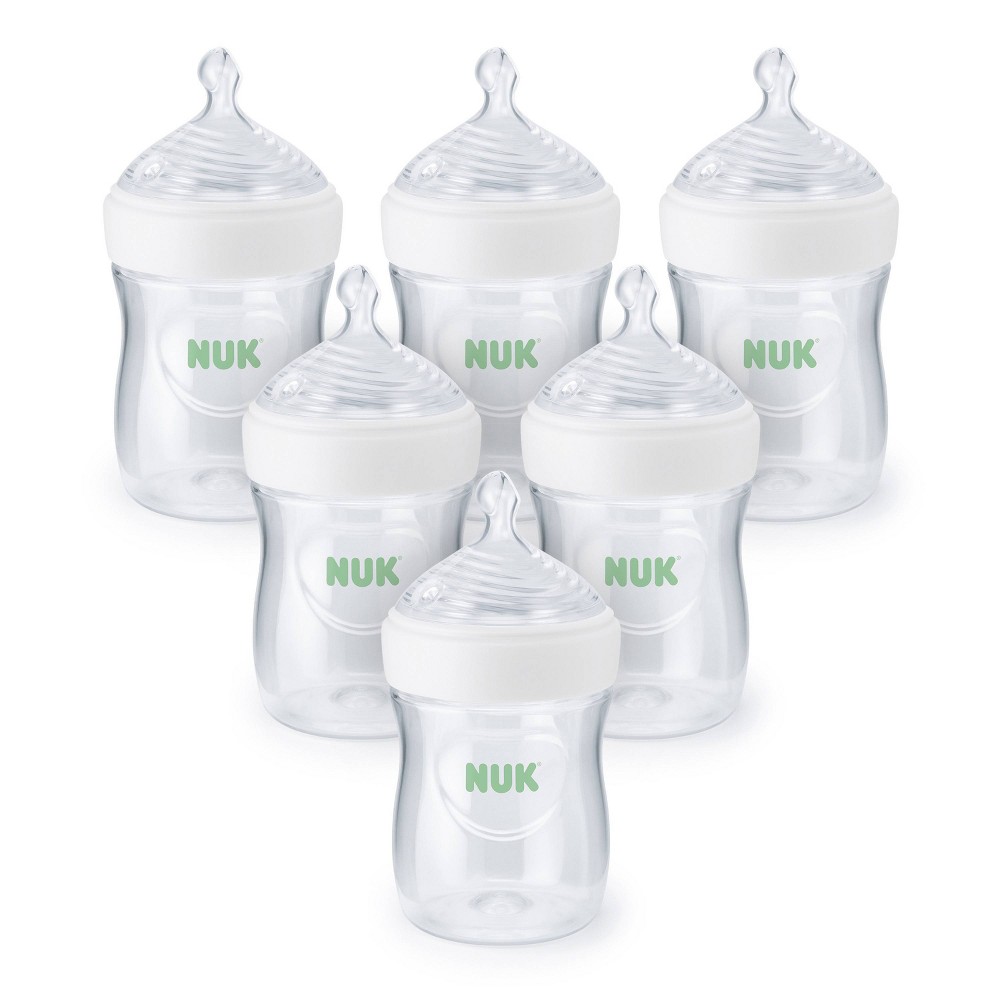 Photos - Baby Bottle / Sippy Cup NUK Simply 6pk Natural Bottle with SafeTemp - 5oz 
