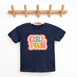 The Juniper Shop Girl Power Retro Toddler Short Sleeve Tee - 1 of 2