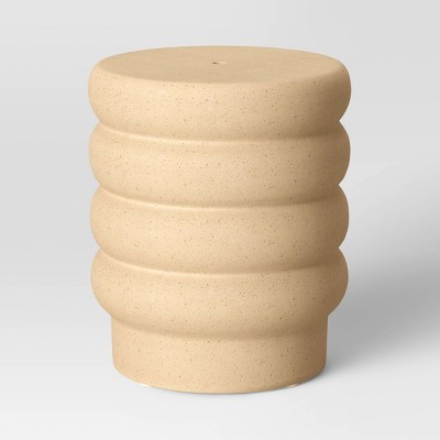 Judson Ceramic Accent Table Beige - Threshold™