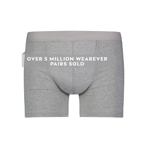 1-Pack Wearever Men's Regular Absorbency Incontinence Trunk Boxer Briefs - 1 of 4