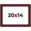 PosterPalooza | Weathered Red Picture Frame - UV Acrylic, Backing Board, Hanging Hardware Included - 2 of 4