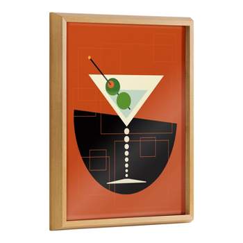 16" x 20" Blake Martini Framed Printed Art by Amber Leaders Designs - Kate & Laurel All Things Decor