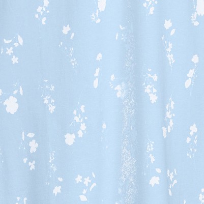 light blue sky wildflowers