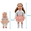 New Adventures: Little Darlings Sweet Sisters, 18” Big Sister & 12” Baby Sister - 2 of 4