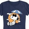 Women's - Peanuts - Snoopy's Beach Day Short Sleeve Graphic T-Shirt - 2 of 4