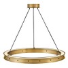Fredrick Ramond Lighting Althea 1 - Light Chandelier in  Lacquered Brass - 4 of 4