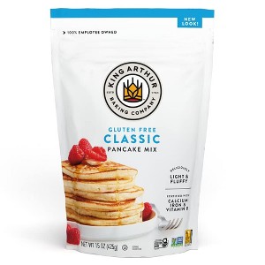 King Arthur Flour, Gluten Free Pancake Mix, 15 Oz (Pack of 3) - 1 of 1