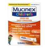 Mucinex Children's Cough & Chest Congestion Medicine - Orange Creme Mini Melts - 12 ct