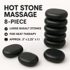 Royal Massage Hot Stone Massage Kit - Professional Spa Therapy Rocks Set (8pc Large Hot Stone Set - B) - 2 of 4