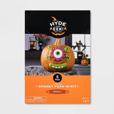 Spooky Flower Face Pumpkin Push-In Halloween Decorating Kit - Hyde & EEK! Boutique™