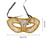 Unique Bargains Jazz Cloth-Wrapped Flat Head Half Face Party Mask 1 Pc - 2 of 4