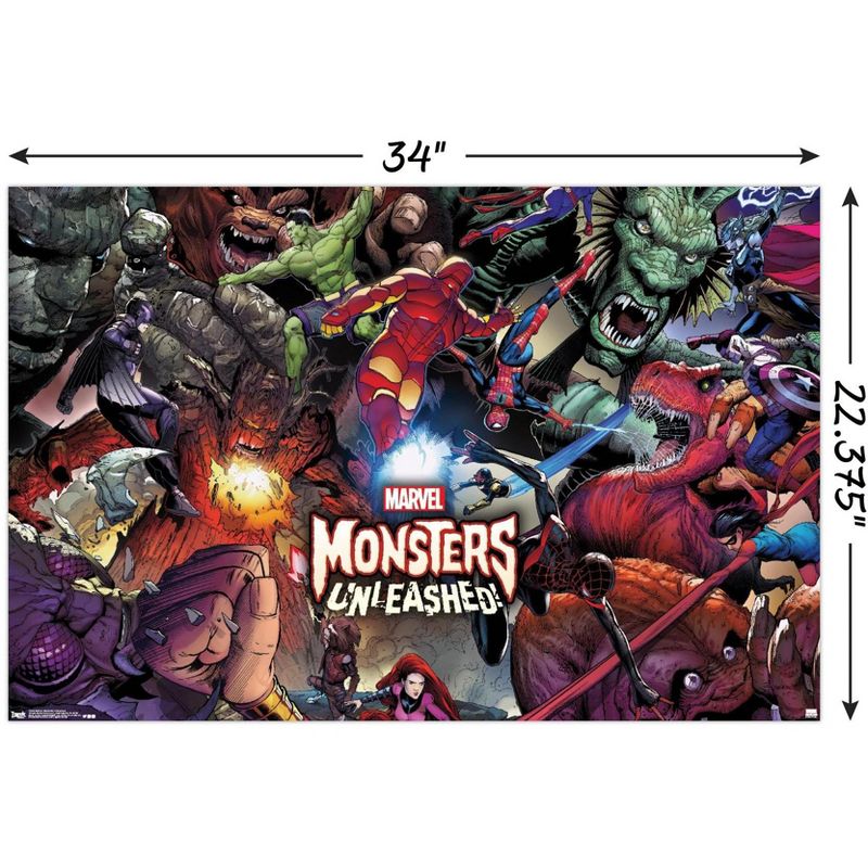 Trends International Marvel Comics - Monsters Unleashed Unframed Wall Poster Prints, 3 of 7