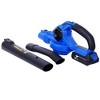 SEVOBAL Snow Blowers Cordless Blower with Battery and Charger for Lawn Patio and Snow Cleaning Tasks, Blue, 36.8"*6"*7.25" - 3 of 4