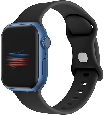 Worryfree Gadgets Silicone Sports Band for Apple Watch 38/40/41mm iWatch Band Series 8 7 6 5 4 3 2 1 & SE