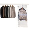 MagicBag™ by Smart Design X-Large Hanging Dress Vacuum Sealed Closet Organizers, Clear, 4 Pack - 3 of 4
