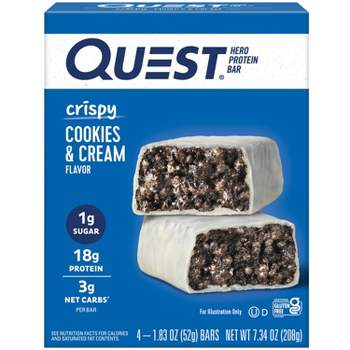 Quest Nutrition 17g Hero Protein Bar - Crispy Cookies & Cream - 4ct