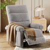 Recliner Chair for Adults, Manual Fabric Recliner with Side Pocket, Adjustable Single Sofa with Ergonomic Back Support - 3 of 4