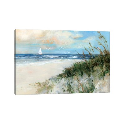 iCanvas Oak Island Sunrise by Sally Swatland Canvas Print Wall Art