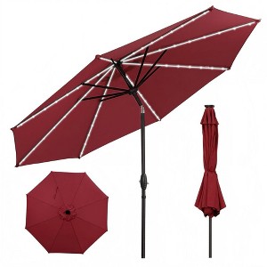 Ainfox 10ft Patio Umbrella With Led Light Bar - 1 of 4
