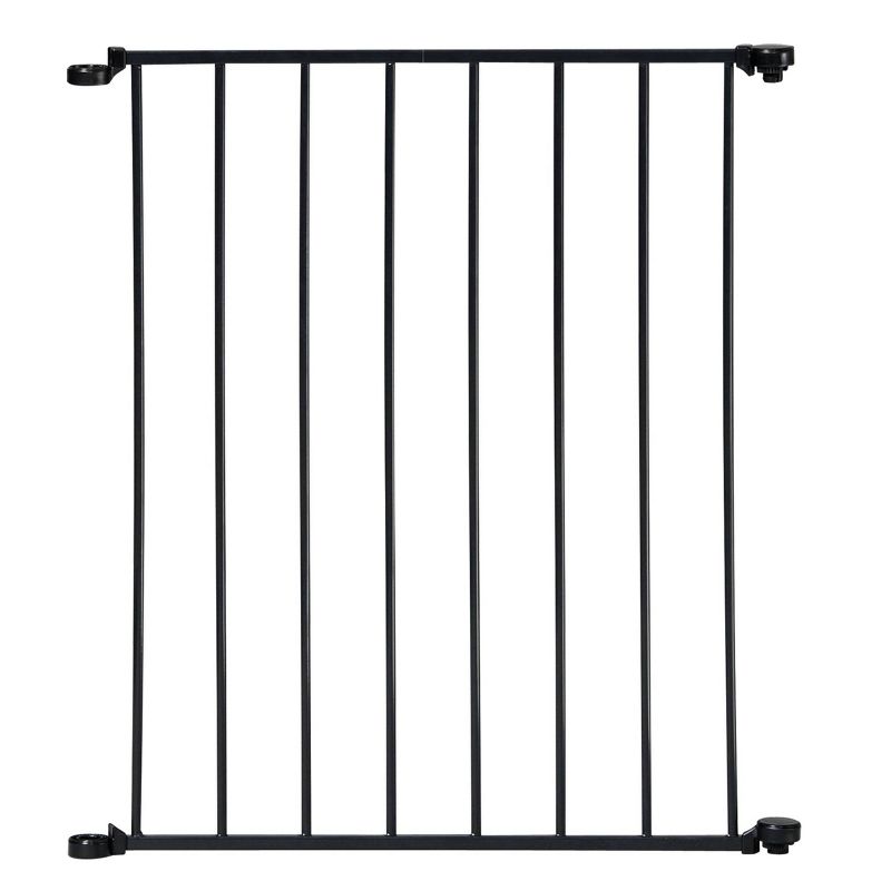 Kidco Auto Close Hearth Baby Gate with One 24&#34; Extension (Total width up to 152&#34;) - Black, 5 of 6