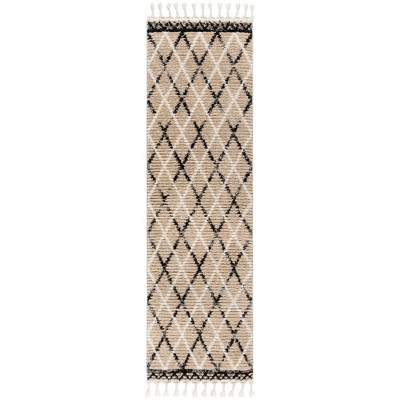 Gertmenian Rafe Stellan Modern Argyle Microfiber Polyester Indoor Area Rug