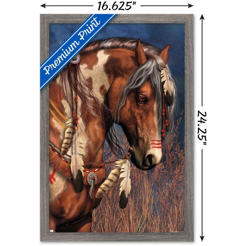 Trends International Laurie Prindle - War Pony Framed Wall Poster Prints, 3 of 7
