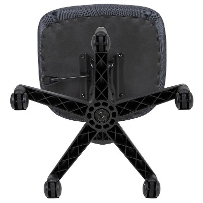 ErgoFlex Mid-Back Mesh Swivel Task Chair in Black