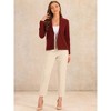 Allegra K Women's Long Sleeve Button Open Front Knit Sweater Cardigans with Pockets - 4 of 4