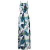 Women's Strap Maxi Hawaiian V Neck Floral Casual Beach Dresses - 4 of 4