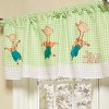 Everyday Kids Llama Llama Window Valance – Spring Green Gingham with Plaid Border, 60x15” for Baby, Toddler, and Preschool Boys & Girls - 4 of 4