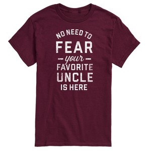 Men's - Instant Message - Your Favorite Uncle Is Here Short Sleeve Graphic T-Shirt - 1 of 4